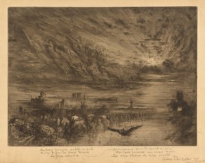 Les Esprits des Villes Mortes, 1885 - Felix Hilaire Buhot