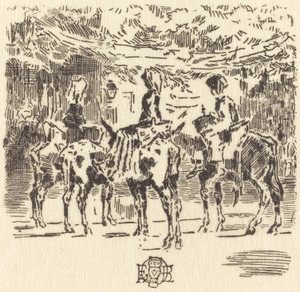 Les Petits Ânes de Luchon - Felix Hilaire Buhot