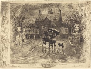 Les Voisins de Campagne, 1879-1880 - Felix Hilaire Buhot