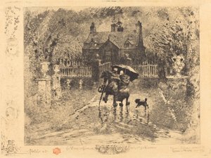 Les Voisins de Campagne, 1879-1880 - Felix Hilaire Buhot