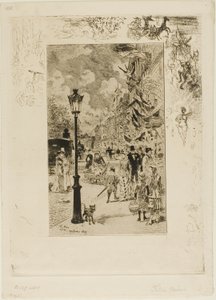 Fête nationale sur le boulevard Clichy