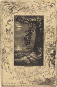 On allume les cierges pour les Morts - Felix Hilaire Buhot