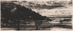 Paysage marin à Dinard - Felix Hilaire Buhot