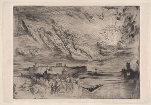 Les Esprits des Villes Mortes - Felix Hilaire Buhot