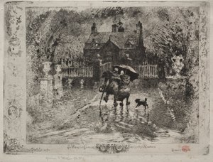 Les Voisins de campagne, 1879-1880 - Felix Hilaire Buhot