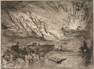 Les Esprits des Villes des Morts - Felix Hilaire Buhot