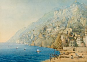 La côte amalfitaine, 1839 - Felix Mendelssohn Bartholdy