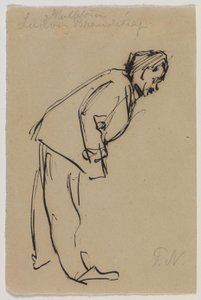 Portrait de Ludvig Brandstrup, penché en avant - Felix Nylund