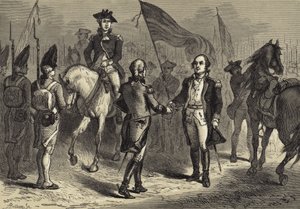 Le général Lincoln recevant l