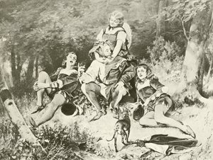 Comme il vous plaira. Acte V, Scène III - Felix Octavius Carr Darley