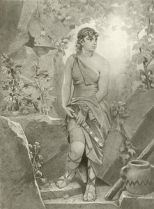 Cymbeline. Acte III, Scène VI - Felix Octavius Carr Darley