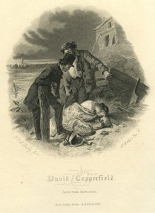 David Copperfield : Sauvé de la destruction, gravé par H.B. Hall et Fils, 1867 - Felix Octavius Carr Darley