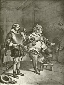 Première partie du roi Henri IV. Acte III, Scène III - Felix Octavius Carr Darley