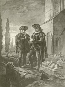Hamlet. Acte V, Scène I - Felix Octavius Carr Darley
