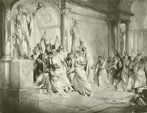 Jules César. Acte III-Scène I - Felix Octavius Carr Darley
