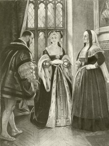 Roi Henri VIII. Acte II, Scène III (gravure) - Felix Octavius Carr Darley