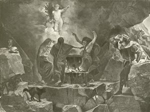 Macbeth. Acte IV, Scène I - Felix Octavius Carr Darley