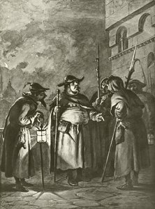Beaucoup de bruit pour rien. Acte III, Scène III - Felix Octavius Carr Darley