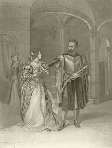 Othello. Acte IV, Scène II - Felix Octavius Carr Darley