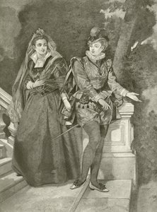 La Nuit des Rois. Acte III, Scène IV (gravure) - Felix Octavius Carr Darley