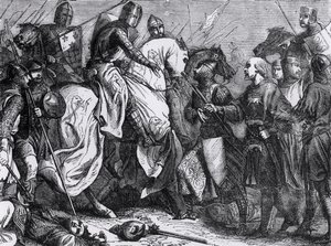 Henri III (1207-72) à la bataille de Lewes, 14 mai 1264
