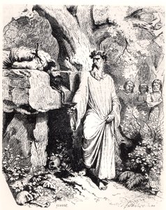 Sacrifice humain par un druide gaulois, de 