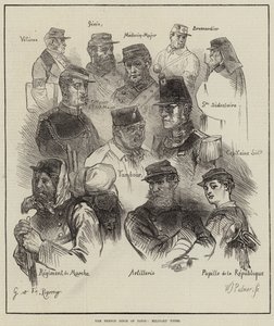 Le siège français de Paris, types militaires