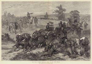 La guerre, les Turcs tirant des canons vers le front - Felix Regamey
