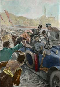 Assassinat de François-Ferdinand (1863-1914) archiduc d