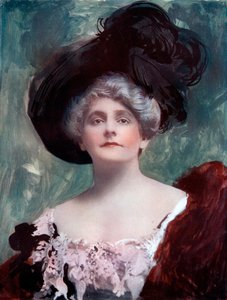 Cecil Raleigh 1856-1914, actrice anglaise, vers 1902