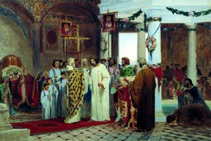 Le baptême du grand prince de Kiev Vladimir le Grand en 987, 1883 - Feodor Andreyevich Bronnikov