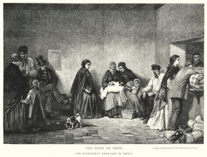 Le Mont de Piété, le prêteur sur gages du gouvernement à Paris - Ferdinand (after) Heilbuth