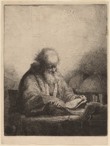 Un vieil homme lisant - Ferdinand Bol