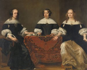 Portrait des trois régentes de la Leprozenhuis, Amsterdam, vers 1668