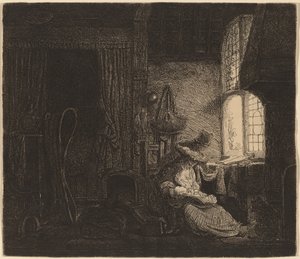 La famille dans la chambre