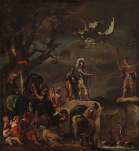 Les négociations de paix entre Claudius Civilis et Quintus Petillius Cerealis sur le pont démoli, 1658-62