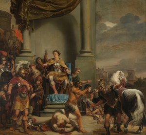 Titus Manlius Imperiosus Torquatus ordonne la décapitation de son fils