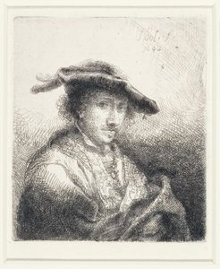 Jeune Homme portant un Chapeau à Plumes, 1642 - Ferdinand Bol