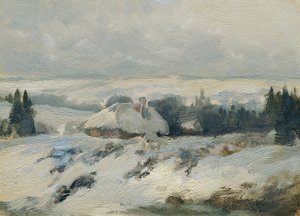 Hauteur bohémienne-morave (de la série « 16 vues de paysages tchèques 