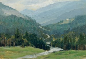 Monts Métallifères (de la collection "16 vues de paysages tchèques 