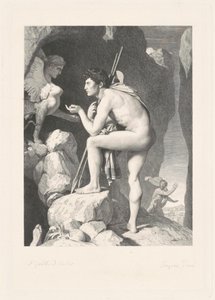 Oedipe - Ferdinand Gaillard, after Jean Auguste Dominique Ingres