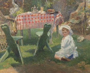 Dans le Jardin - Ferdinand George Lemmers