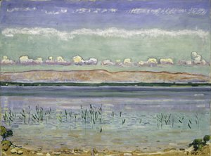 Lac Léman avec les collines du Jura, 1911 - Ferdinand Hodler