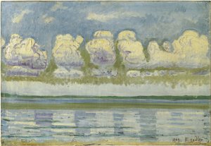 Lac Léman avec le Jura suisse, 1909
