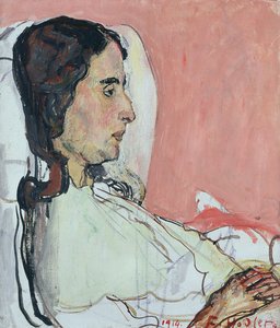 Madame Valentine Gode Darel, malade, 1914