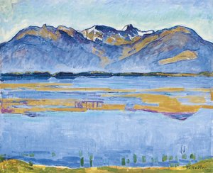 Paysage du Montana avec Becs de Bosson et Vallon de Réchy, 1915