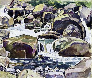 Ruisseau de montagne près de Champéry - Ferdinand Hodler