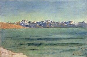 Lever de soleil sur le Mont Blanc, vers 1890