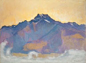 Les Dents du Midi vues de Chesières, 1912 - Ferdinand Hodler