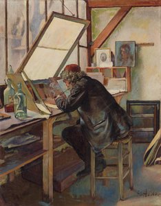 Le Graveur - Ferdinand Hodler